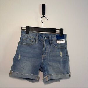NWT: Old Navy • Light Wash High Rise Shorts